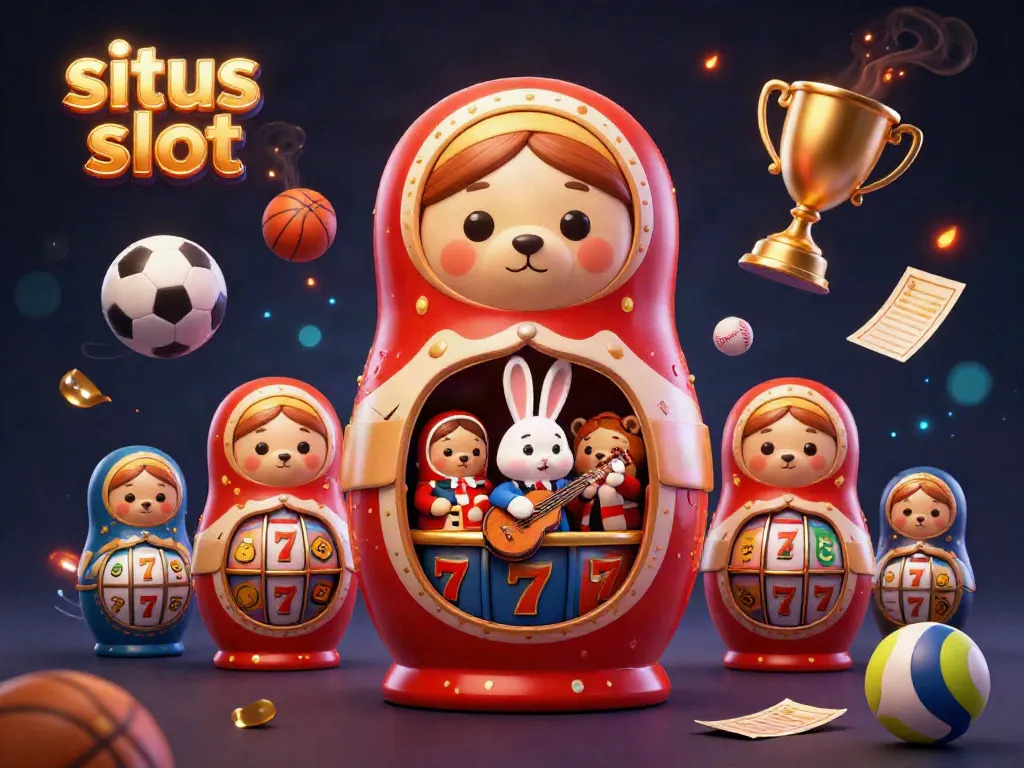 Engage in situs slot action with vibrant 3D characters and dynamic casino elements.