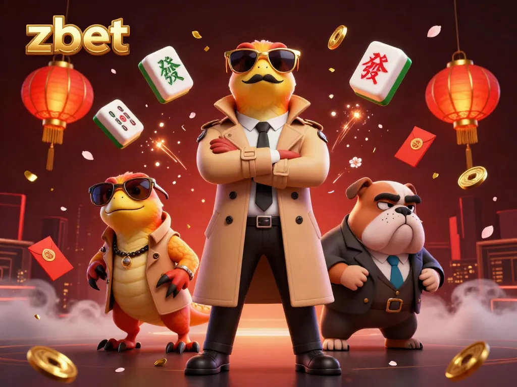 Experience thrilling gaming with zbet as raptors sneak into a VIP lounge amidst festive elements