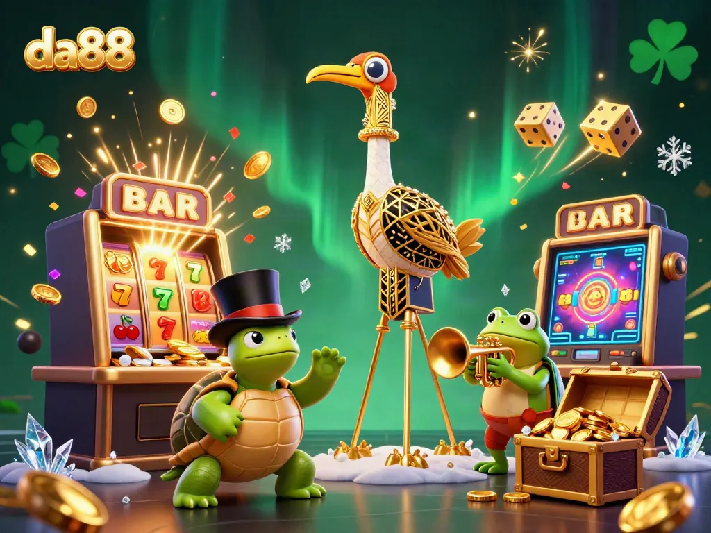 Experience thrilling casino excitement with the unique da88 slot scene featuring vibrant characters.