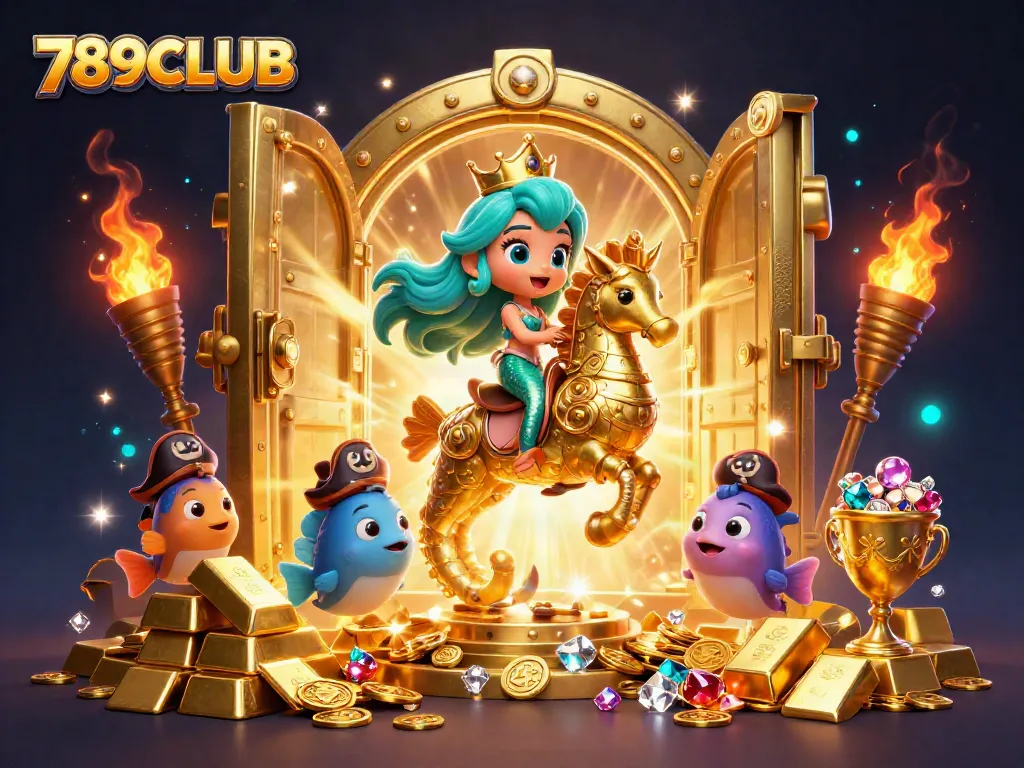 Engage in thrilling gameplay with 789CLUB, where colorful characters and treasure await!