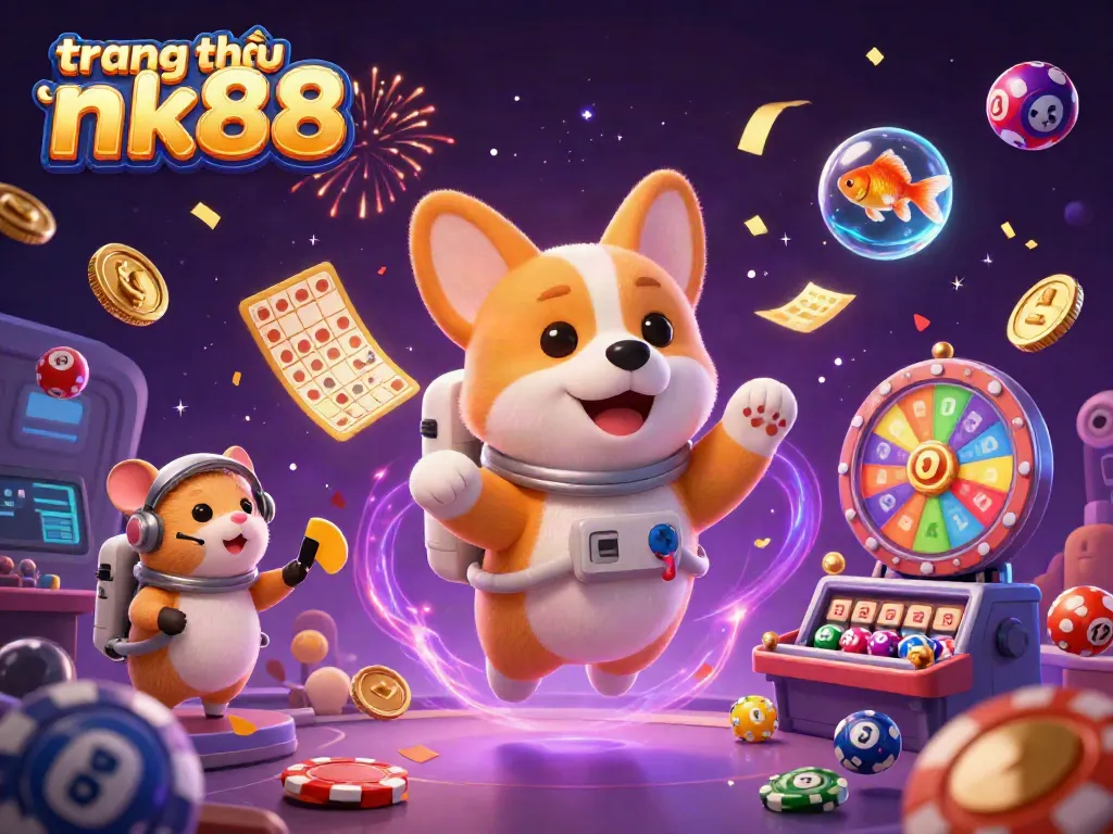 Engage with exciting gaming moments on trang chủ nk88 as unique characters explore a cosmic casino.