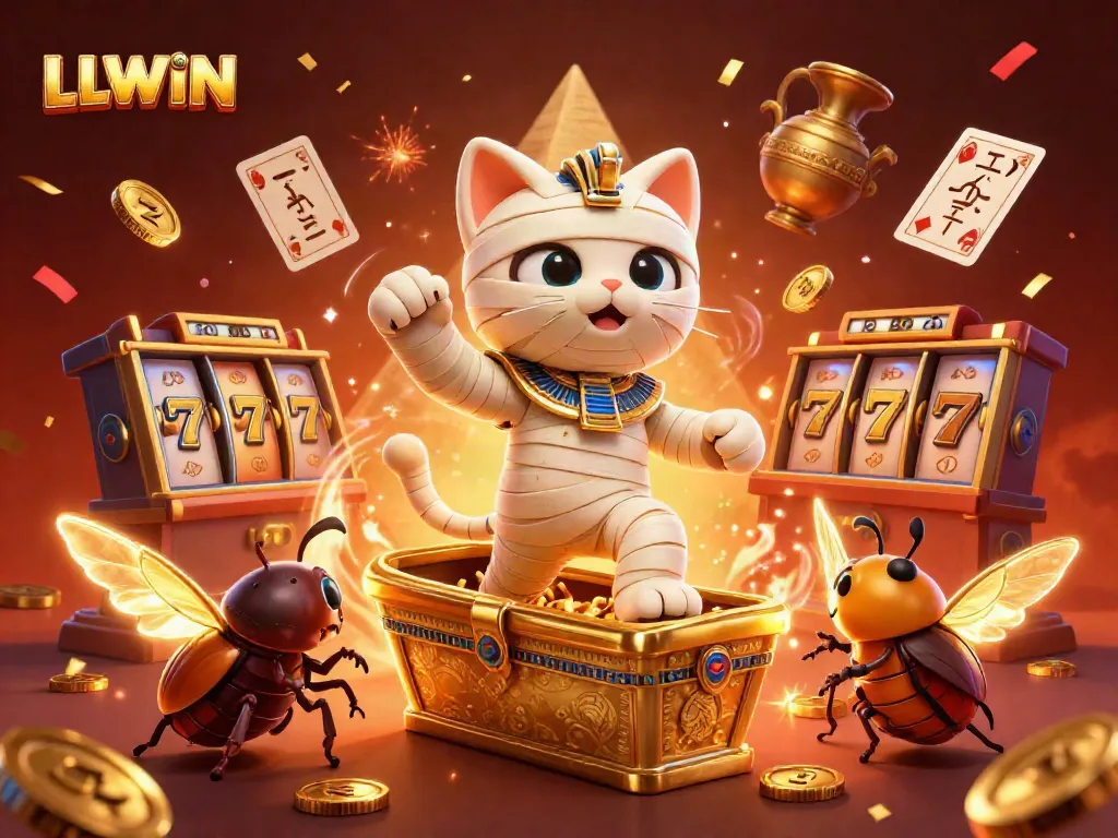 Join the thrilling adventure at LLWIN with vibrant 3D characters and casino elements.