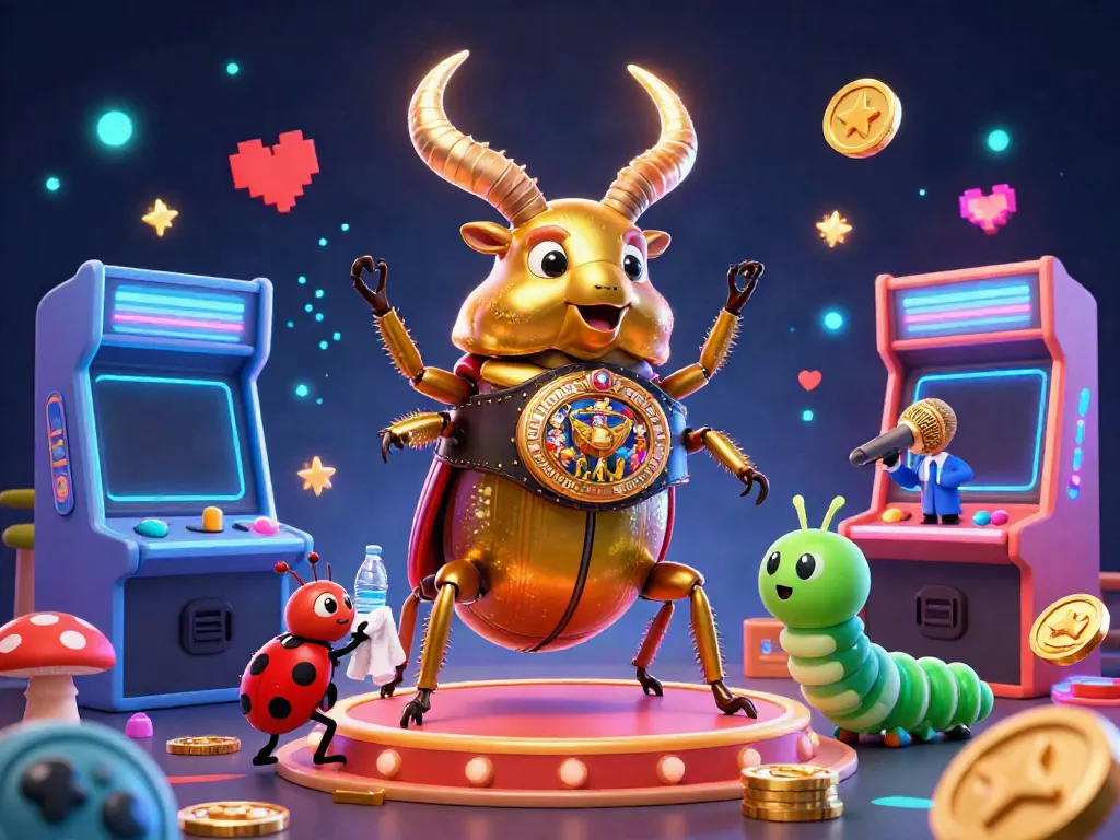 Experience the thrill of Tài xỉu with 3D characters in a vibrant gambling scene.