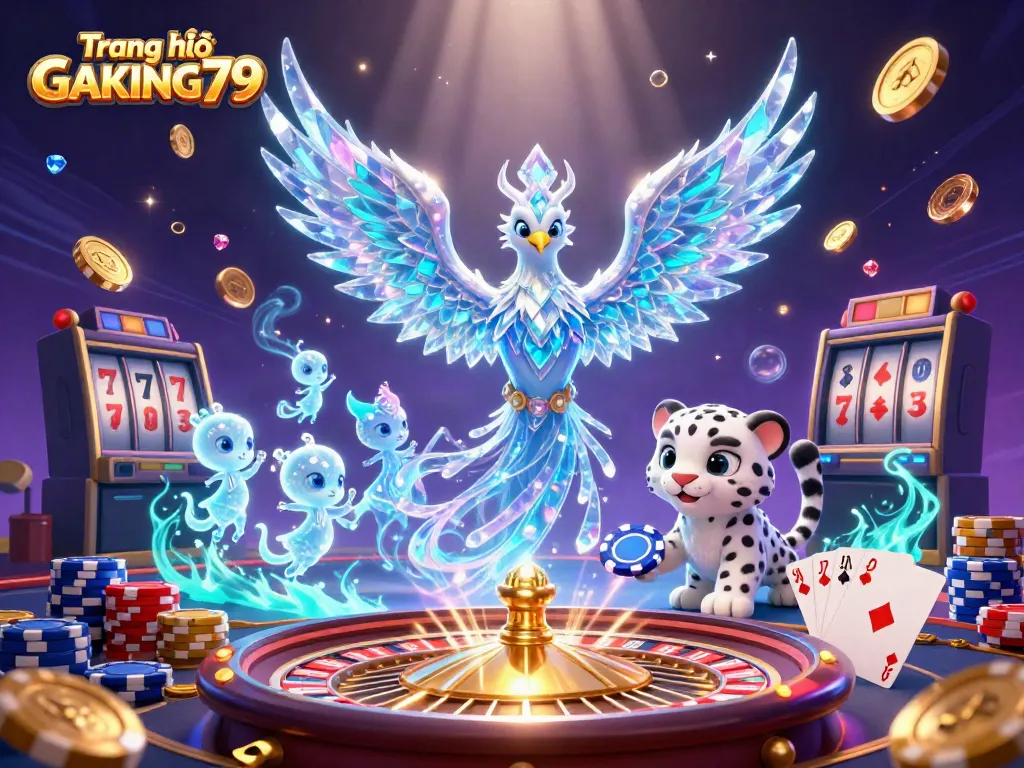 Experience the thrilling world of Trang chủ GAKING79 with a dazzling display of gaming elements.